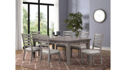 Lilly - Solid Wood Dining Table + 6 Chairs - Furniture Empire